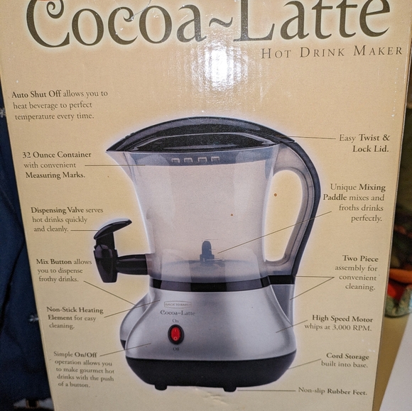 Cocoa Latte hot drink maker in box very good condition - Picture 3 of 8
